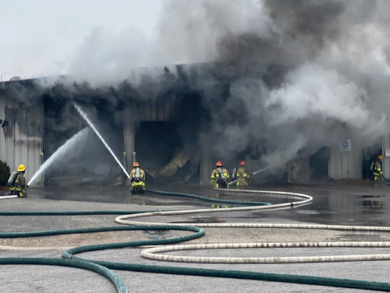 Auto shop fire in North Mankato